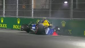 Franco Colapinto chocó en la clasificación y está en riesgo su participación en la carrera del GP de Las Vegas