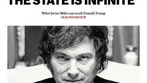 Milei protagonizó la tapa de The Economist: «Mi desprecio por el Estado es infinito»