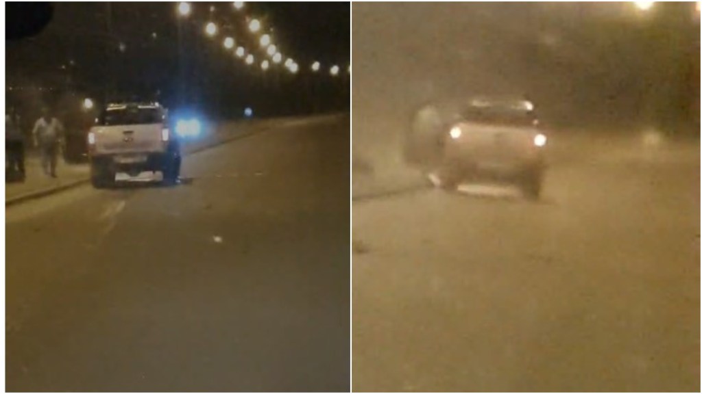 Fuerte choque en Circunvalación Oeste: camioneta&nbsp;destrozada