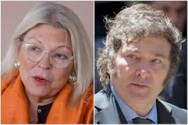 «Pitonisa de la moral»: Milei criticó a Carrió por tener 20 custodios y recibió una picante&nbsp;respuesta