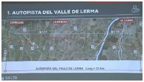 Autopista del Valle de Lerma: se oficializaron las fincas que serán expropiadas