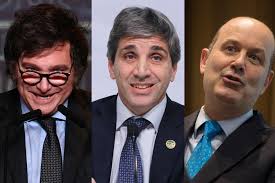 En el gobierno ahora hablan del «triángulo de hierro que funciona»: Milei, Caputo y&nbsp;Sturzenegger