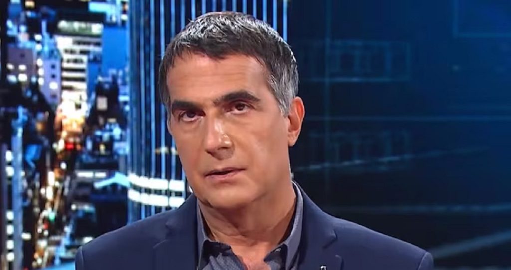 La reacción de Antonio Laje tras los problemas de sonido en su entrevista con Javier&nbsp;Milei