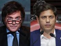 Una encuesta nacional comparó a Javier Milei y Axel Kicillof: amplia ventaja en favor del&nbsp;Presidente