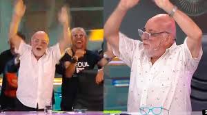 Cuánto ganó Pagani en la lotería: su efusiva reacción en pleno vivo