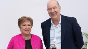 Federico Sturzenegger se reunió con la jefa del FMI Kristalina&nbsp;Georgieva