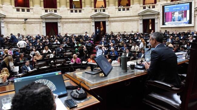 Día clave en Diputados: el Gobierno trata de frenar a una oposición que buscará voltear los vetos de&nbsp;Milei