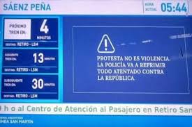 “La policía va a reprimir todo atentado contra la República”: la advertencia del Gobierno en las estaciones de&nbsp;trenes