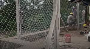 Cercado perimetral en la frontera: ya se colocaron 206 metros de malla&nbsp;metálica