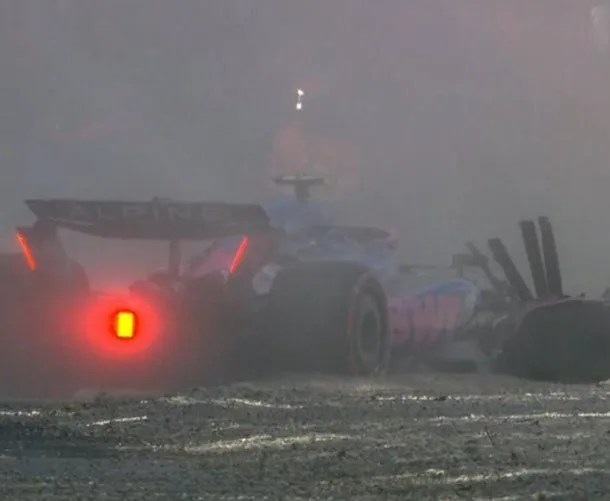 Franco Colapinto en la Fórmula 1 en Imola: chocó en la clasificación y largará desde el puesto&nbsp;15