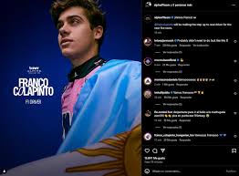 Con la bandera argentina y una frase en español: el posteo con el que Alpine confirmó a Franco Colapinto como su nuevo piloto&nbsp;titular