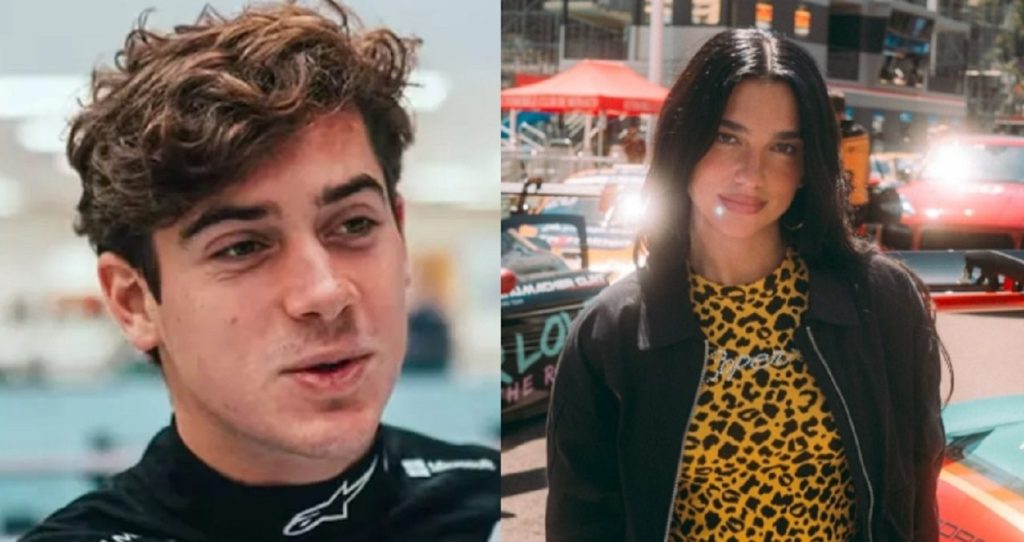 Dua Lipa estuvo en el Gran Premio de Mónaco: la reacción de Franco&nbsp;Colapinto