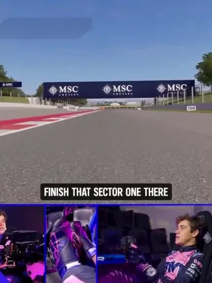 “Uno de mis favoritos”: Colapinto mostró los secretos del circuito de Barcelona desde el&nbsp;simulador