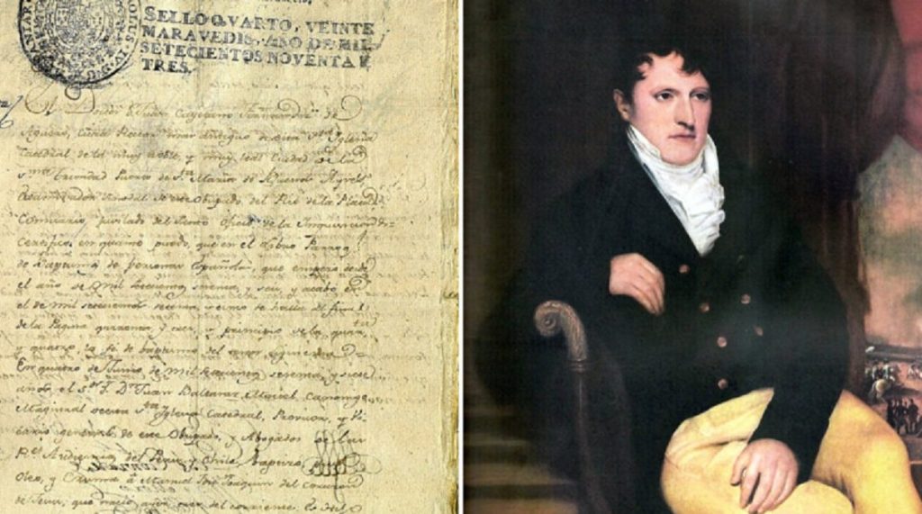 Hallaron un documento escrito por Manuel Belgrano que cambia un dato clave de su&nbsp;vida
