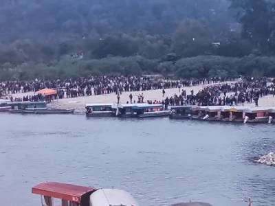 Puerto Chalanas cerrado hoy por la crecida del río&nbsp;Bermejo