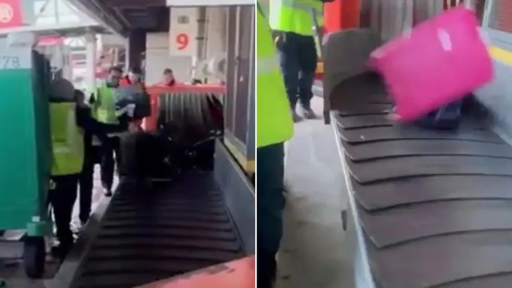 VIDEO | Despidieron a dos empleados de Intercargo que revolearon valijas de pasajeros en&nbsp;Aeroparque