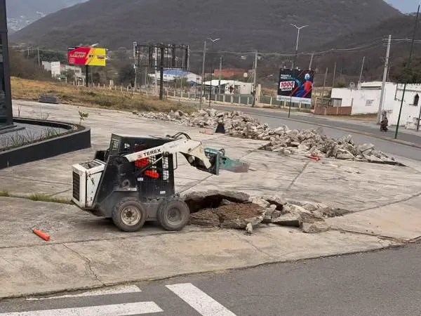 Avanza la construcción de una nueva rotonda para subir o bajar del cerro San&nbsp;Bernardo