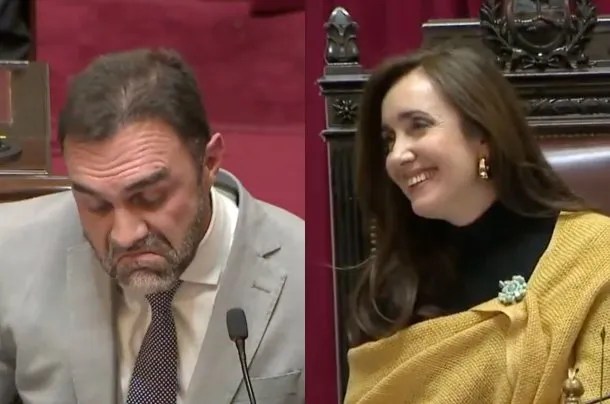 Ezequiel Atauche no pudo leer un número y desató la risa burlona de Victoria Villarruel: «No me&nbsp;sale»