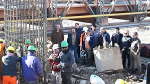 Inició la construcción del primer puente sobre río Vaqueros: El Gobernador recorrió las&nbsp;obras