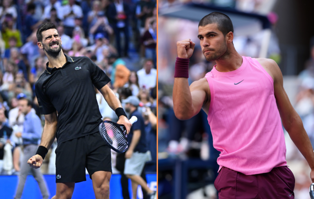 Carlos Alcaraz barrió a Novak Djokovic y es finalista del US&nbsp;Open