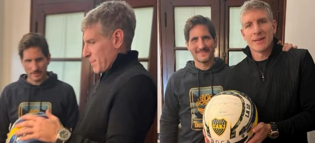 El regalo bostero que recibió Franco Colapinto con la firma de Martín&nbsp;Palermo