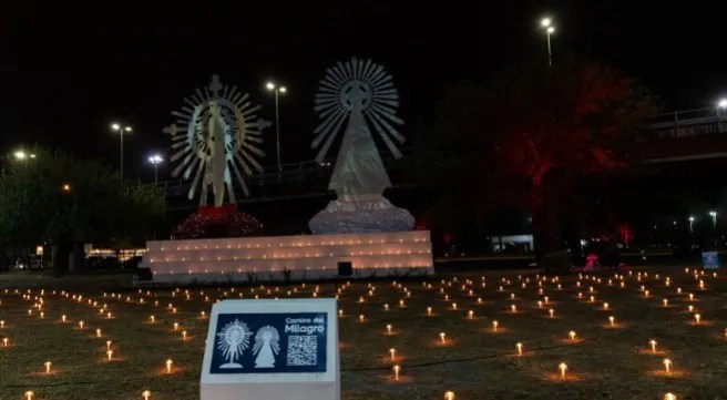 Este domingo, la rotonda de Limache se iluminará para recibir a fieles y peregrinos