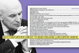 Una transferencia destinada a Espert figura en una contabilidad oficial elaborada por el Bank of&nbsp;America