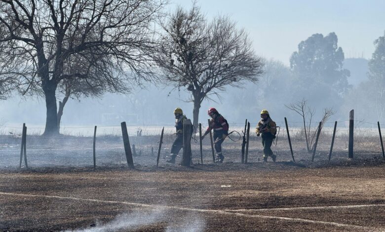 Un gran incendio en San Lorenzo arrasó con una hectárea