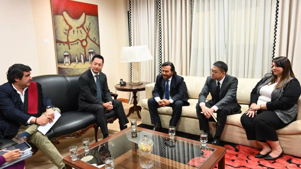 El Gobernador se reunió con directivos de la minera PLASA para avanzar en un proyecto sustentable de litio en el Salar de&nbsp;Diablillos