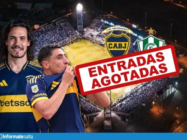 Se agotaron las entradas online para ver a Boca en&nbsp;Salta