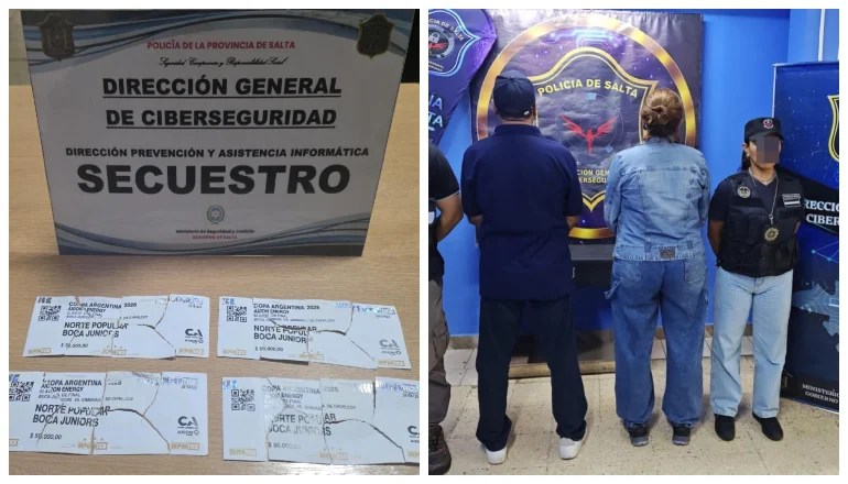 Cayeron los ‘porteños’ que vendían entradas falsas para ver a Boca en Salta