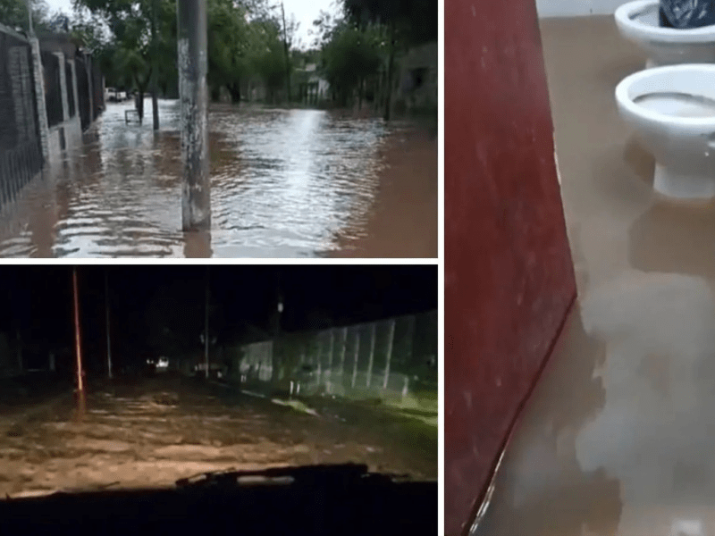 Temporal en El Galpón: inundaciones, cortes de luz y máxima&nbsp;preocupación