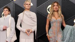 Los looks más extravagentes de los Grammy: bolsa de supermercado, tanga a la vista y moda incómoda