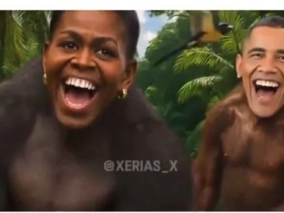 El posteo provocativo de Donald Trump contra los Obama: los mostró como&nbsp;monos