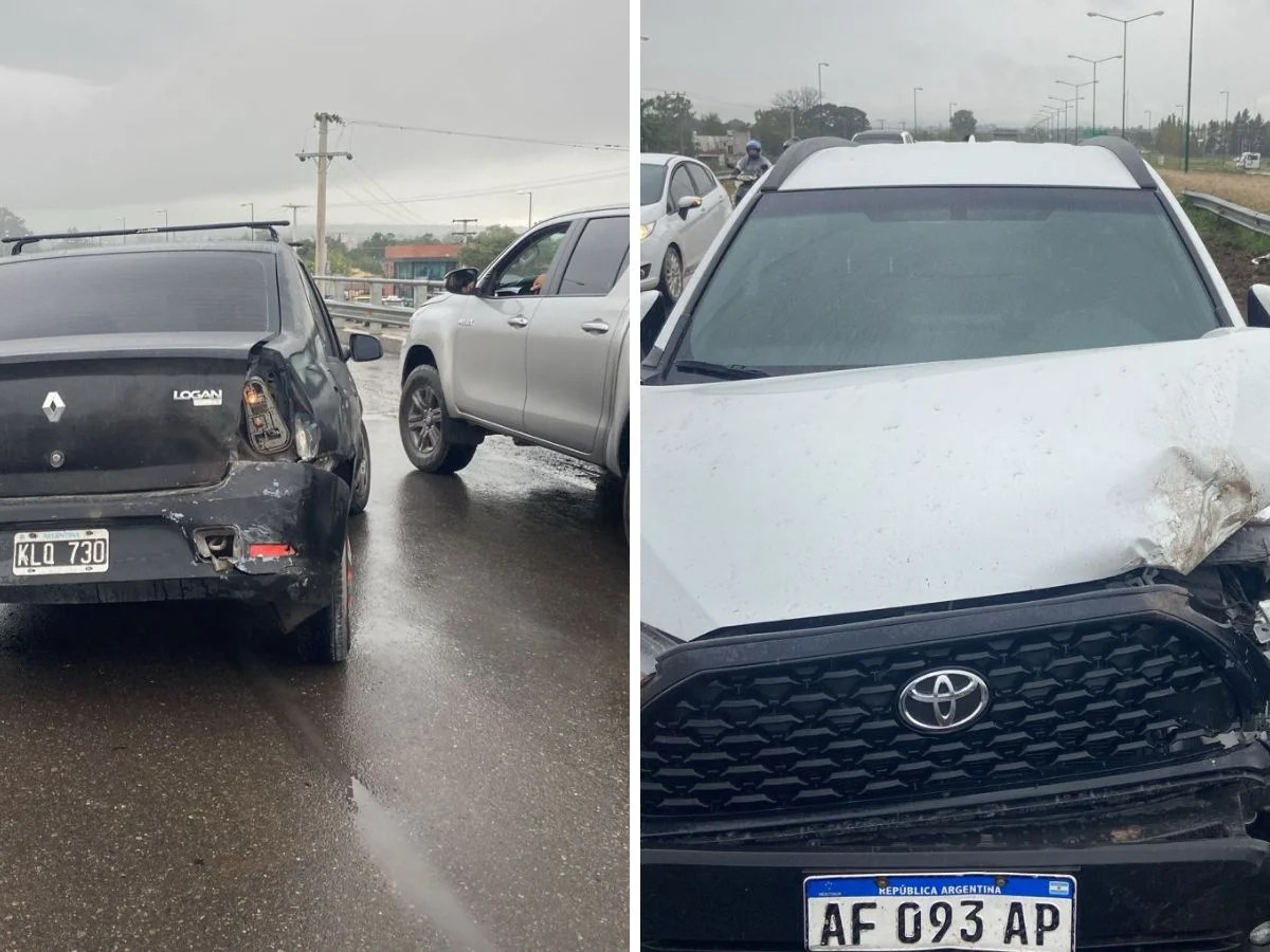 En menos de una hora, hubo cuatro choques en la Circunvalación&nbsp;Oeste