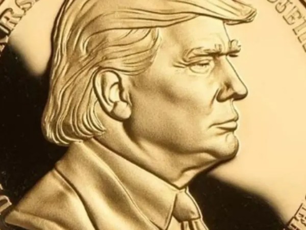 Donald Trump quiere lanzar una moneda que lleve su&nbsp;rostro