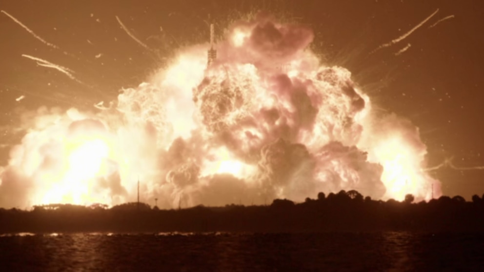 VIDEO | Cómo fue la impactante explosión del cohete New Glenn de Blue Origin